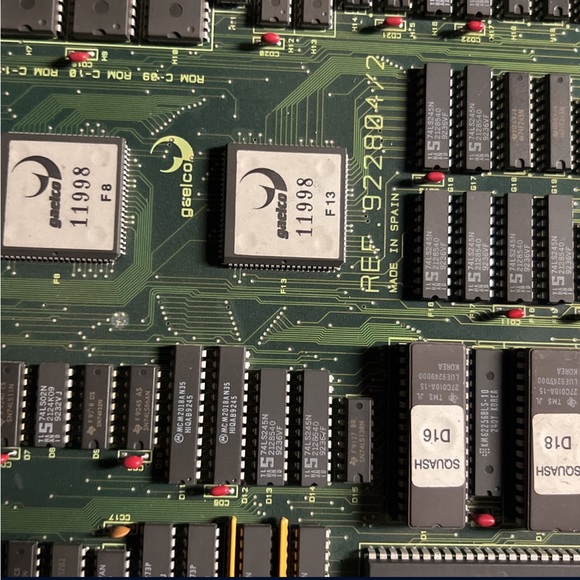 Squash Racquetball Gaelco Jamma Arcade Video Game PCB Board B7 - Picture 3 of 4